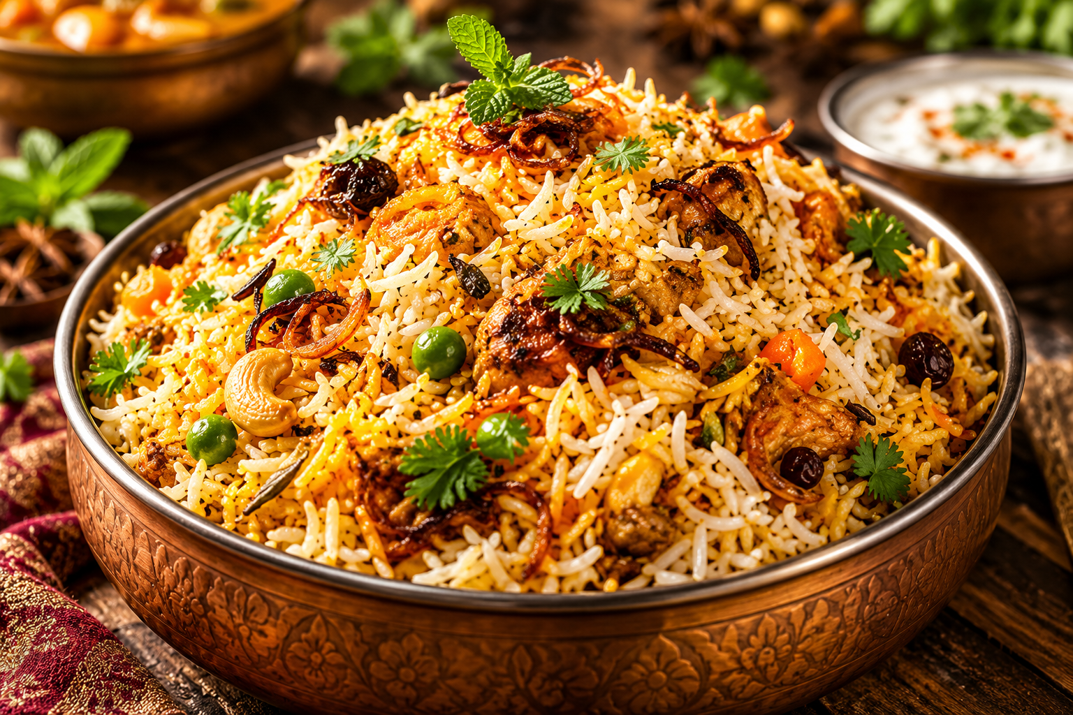 Indian biryani